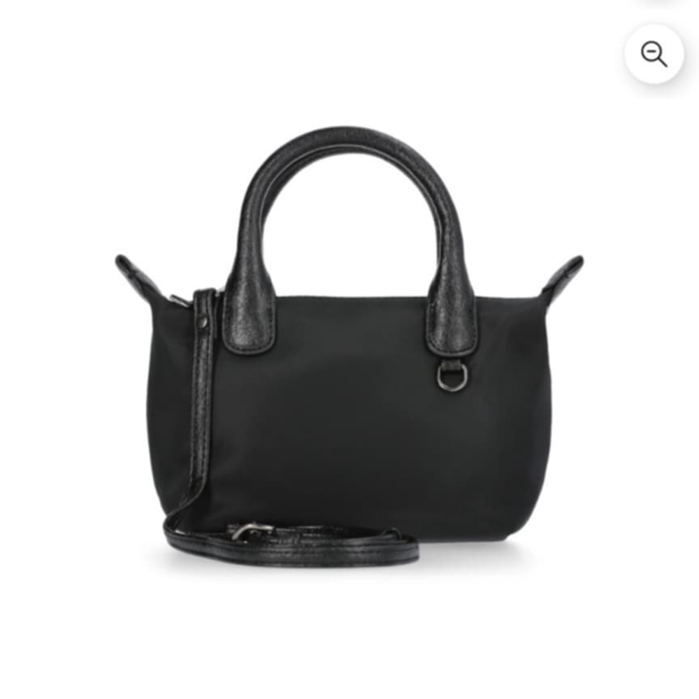 No Boundaries Black Mini Satchel with Removable Strap